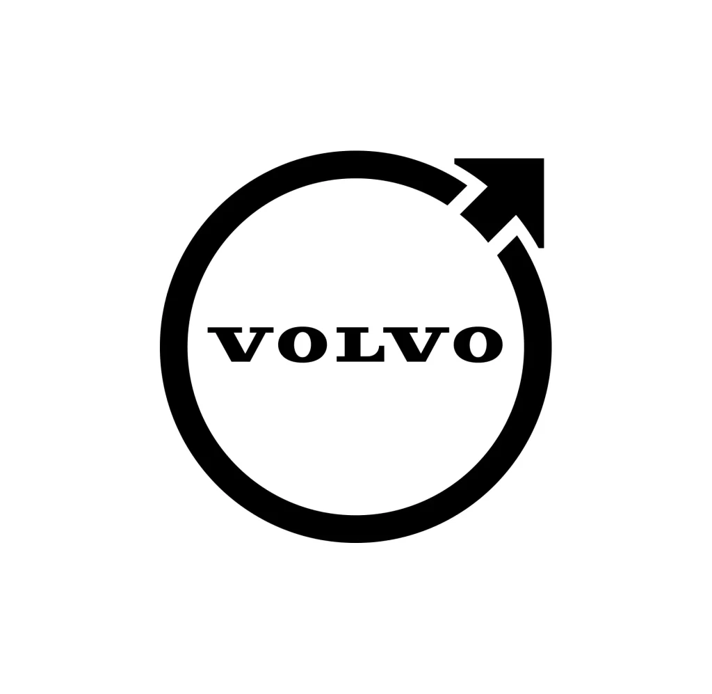 Volvo black vector logo