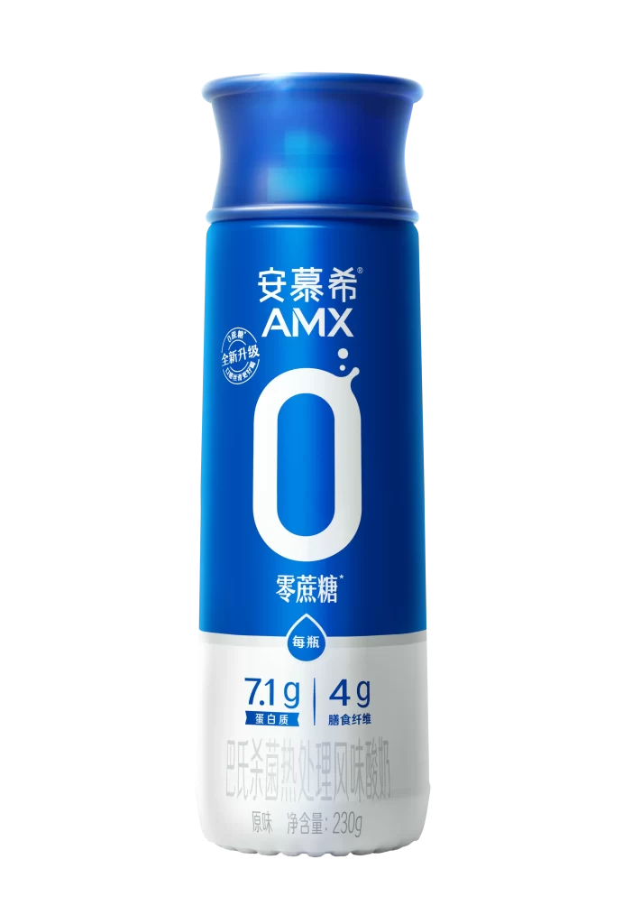 Yili AMX Ambpoeial yogurt zero sucrose packaging 230g