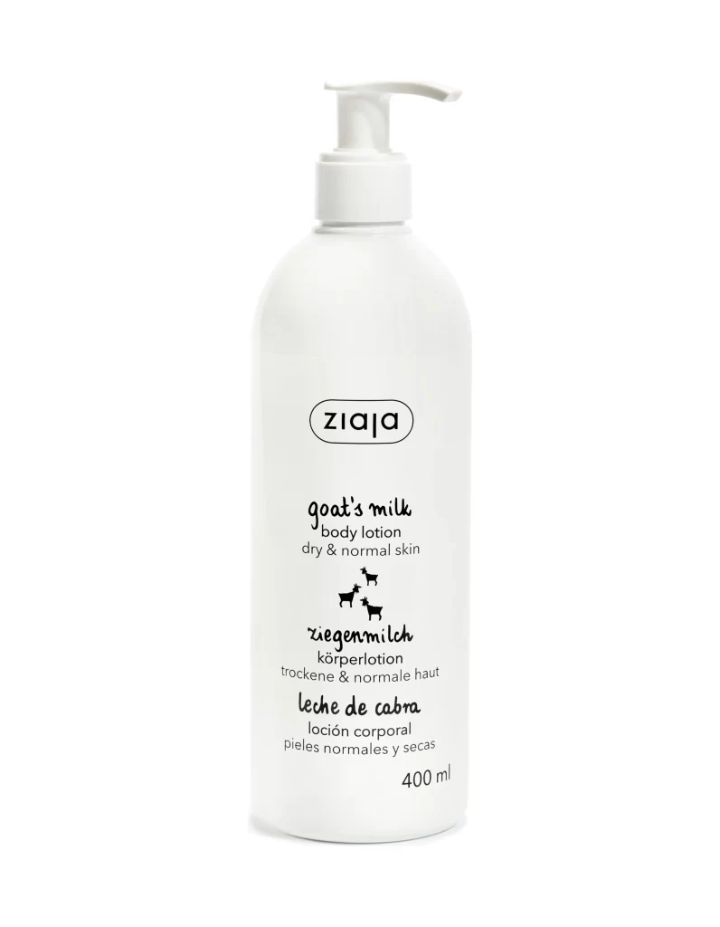 Ziaja goat milk body lotion 400mL packaging