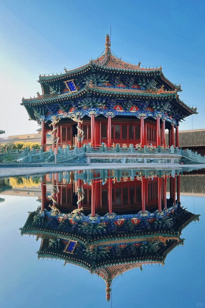 ancient Chinese architecture hall Shenyang Palace Museum