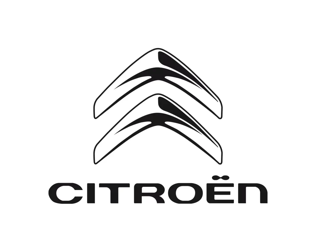 black Citroen vector logo
