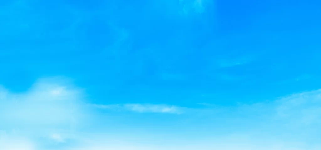 blue sky clean clear