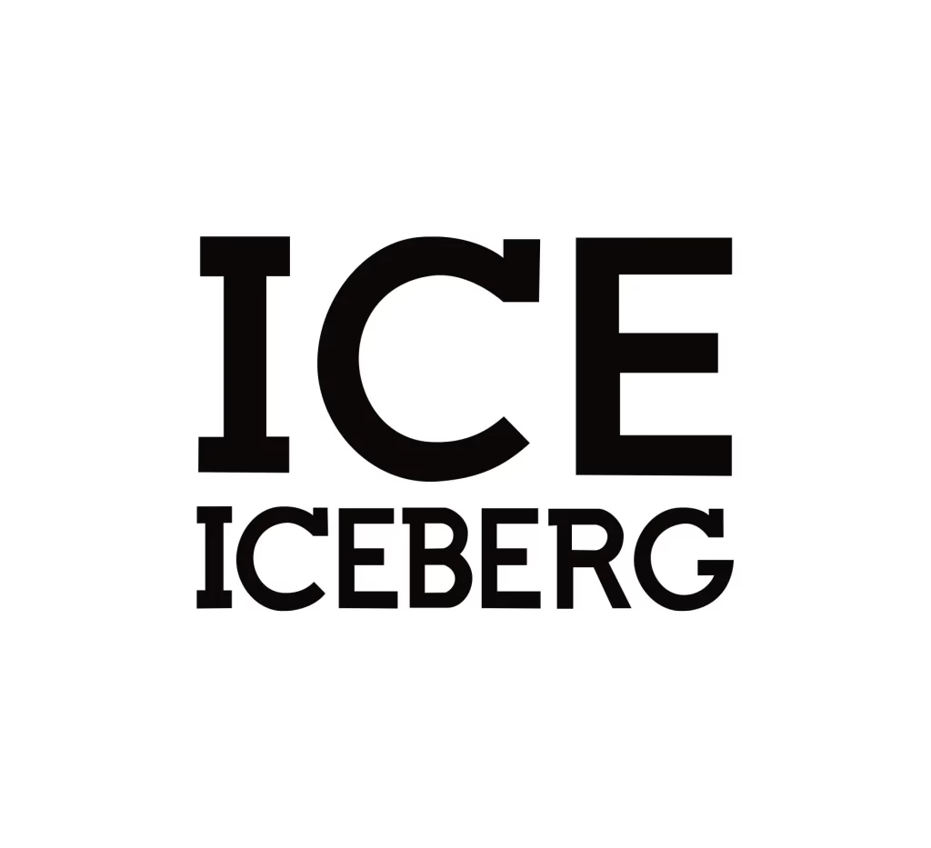 ice iceberg logo vector