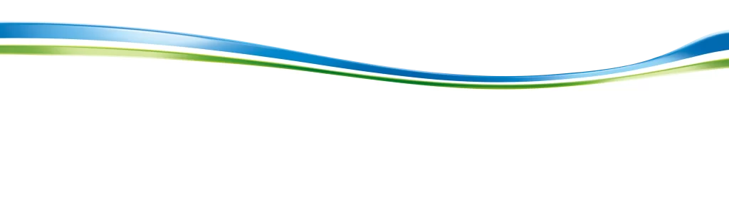 lines green blue curve