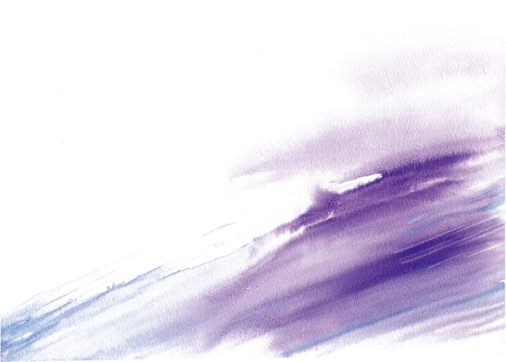 purple brushwork brush stroke painting
