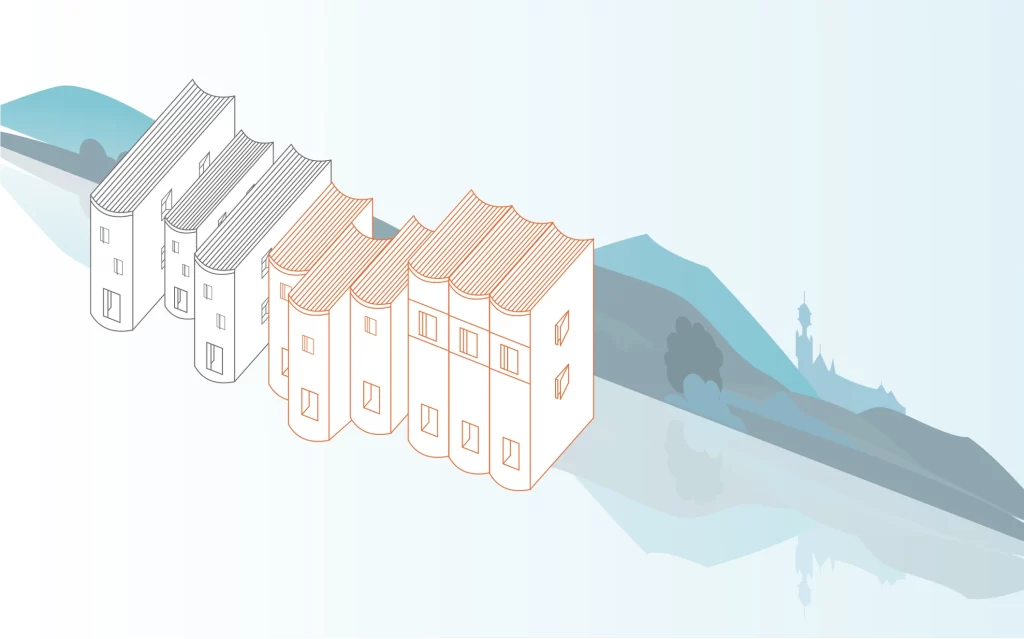 read books lines house vector illustration