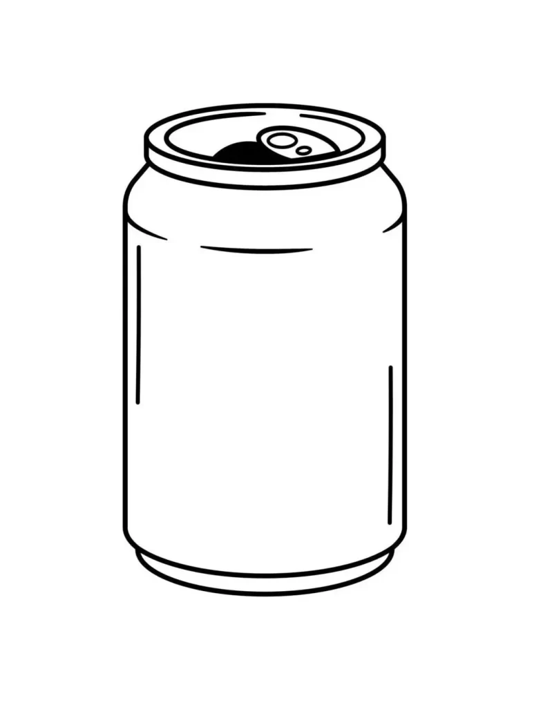soda beverage can icon illustration vector
