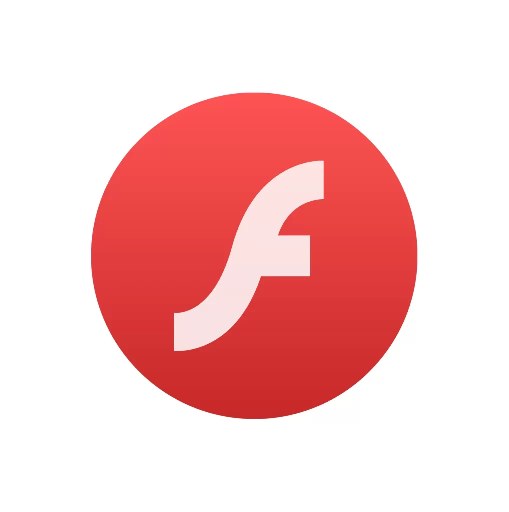 Adobe Flash vector logo icon