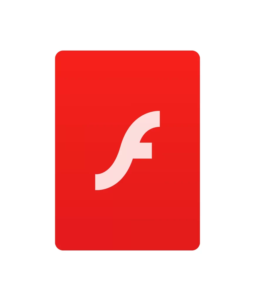 Adobe flash vector icon