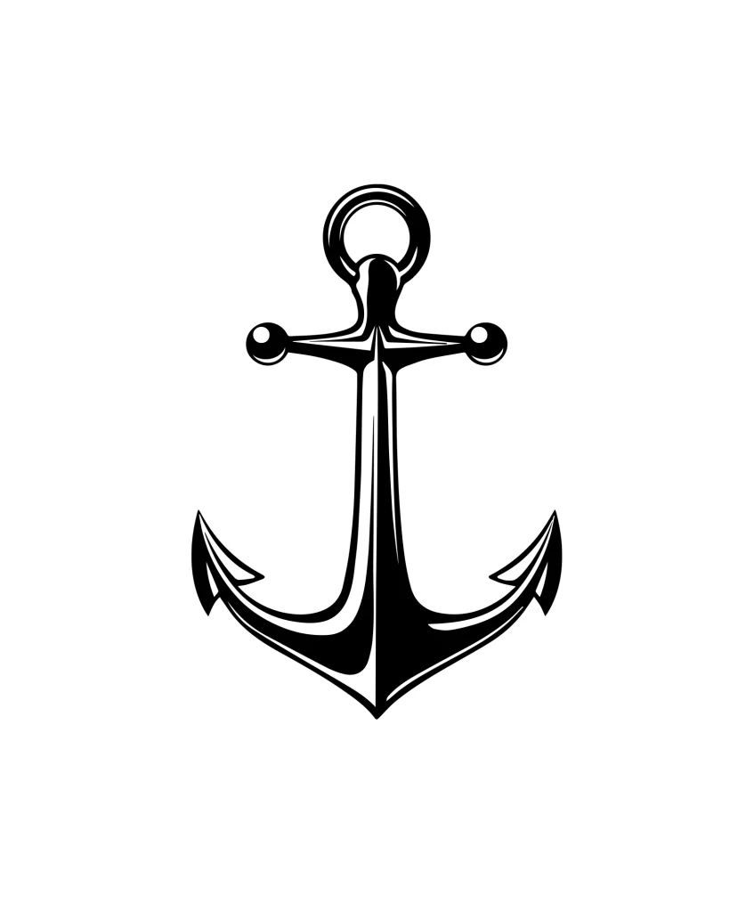 Anchor vector illustration logo