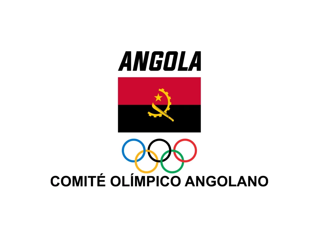 Angolan Olympic Committee flag vector logo