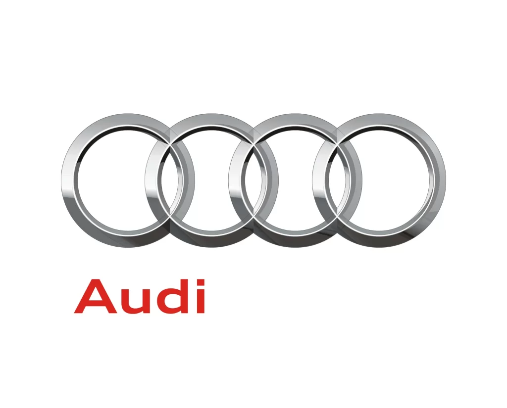 Audi logo detail vector