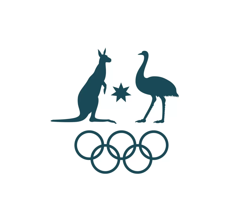 Australia olympic committee vector logo