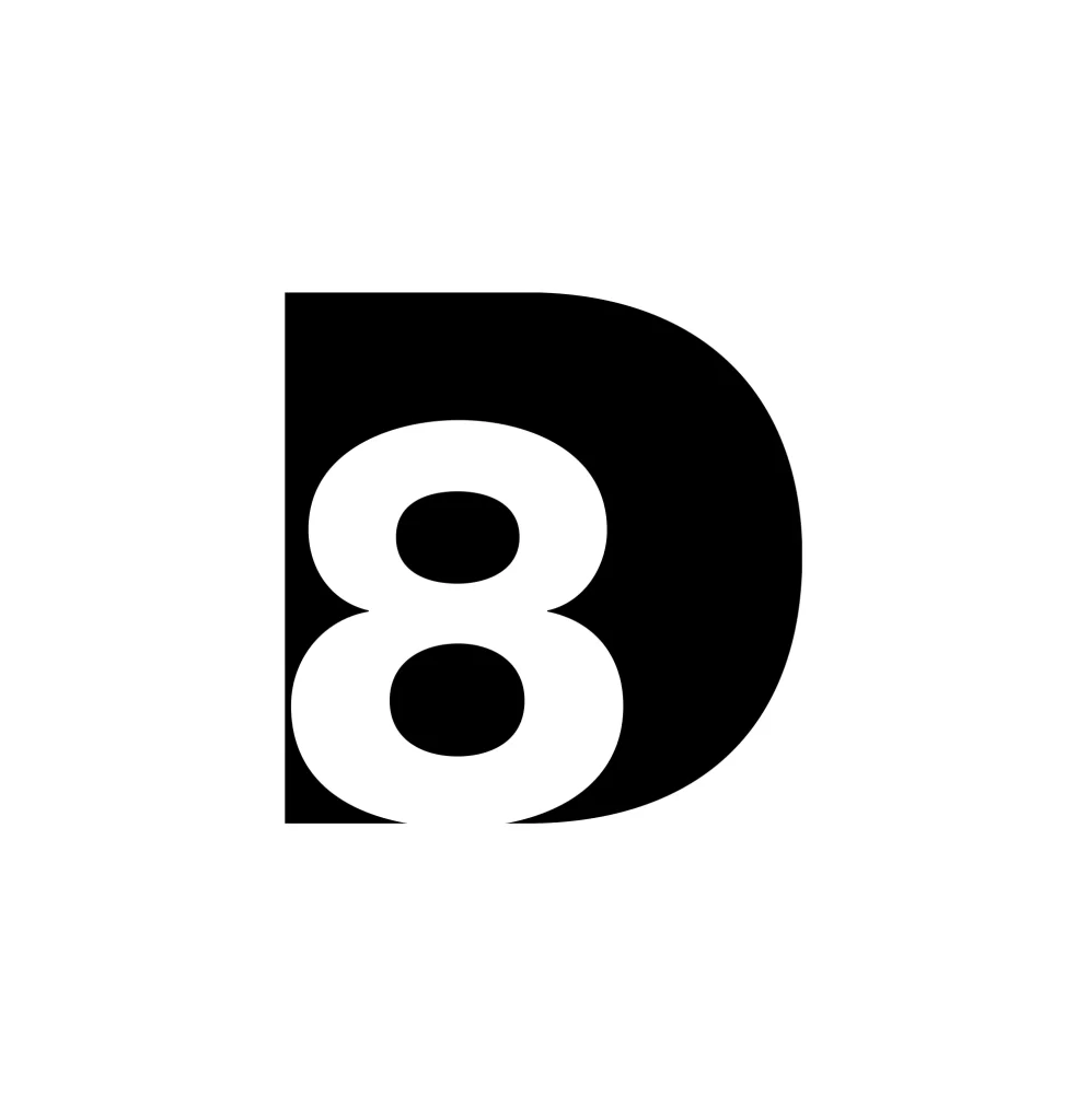 D8 vector logo