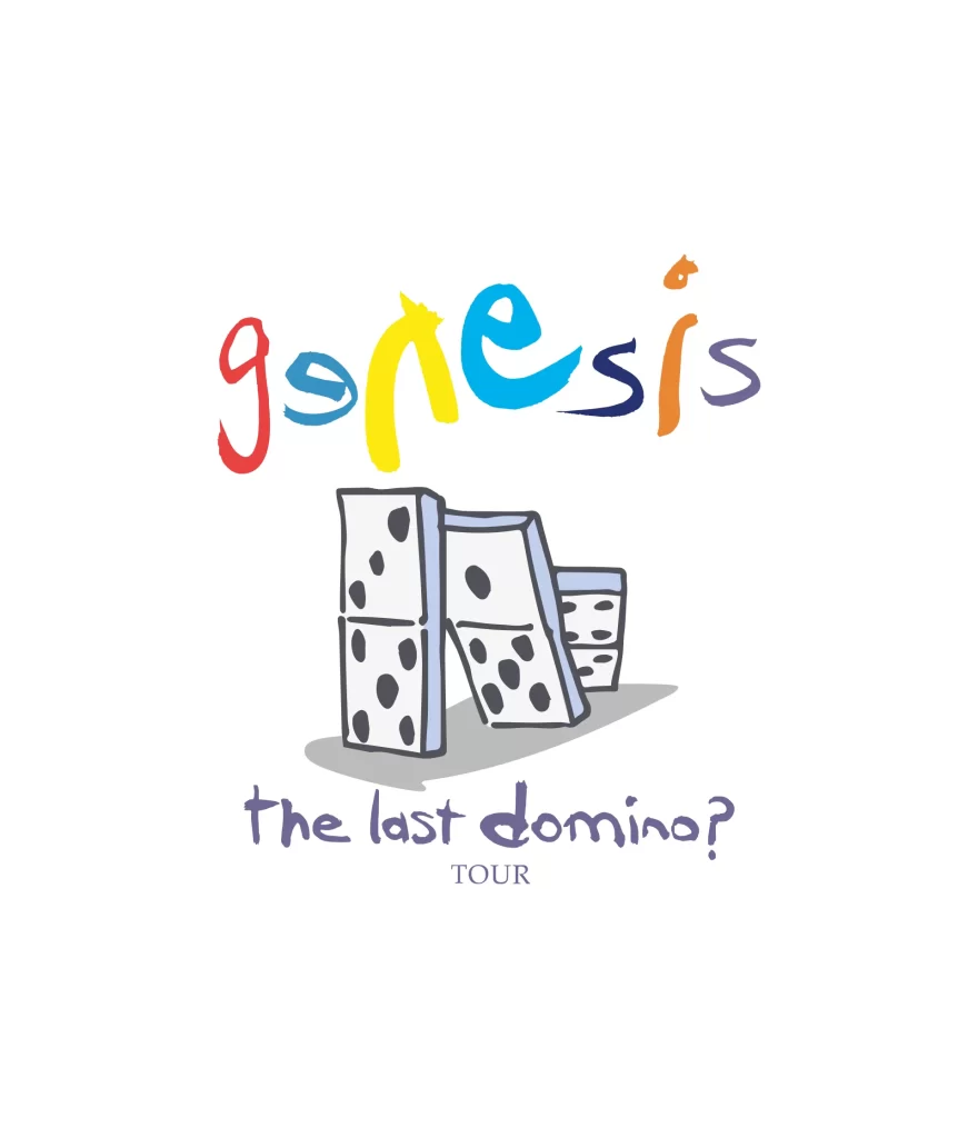 Genesis The last domino Tour logo vector