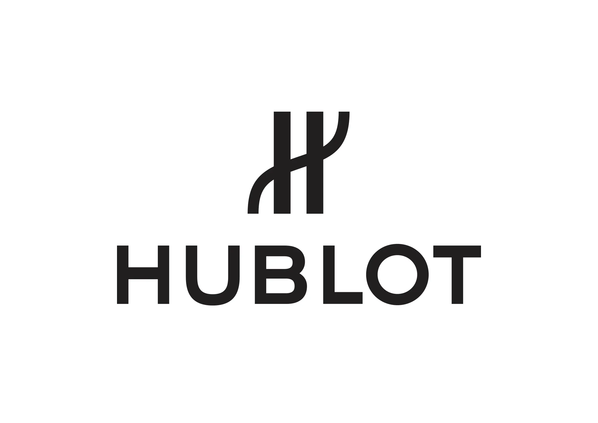 Hublot modern luxury watch brand logo