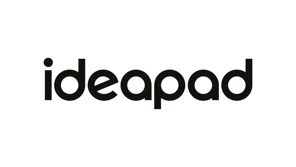 Lenovo IdeaPad logo black vector