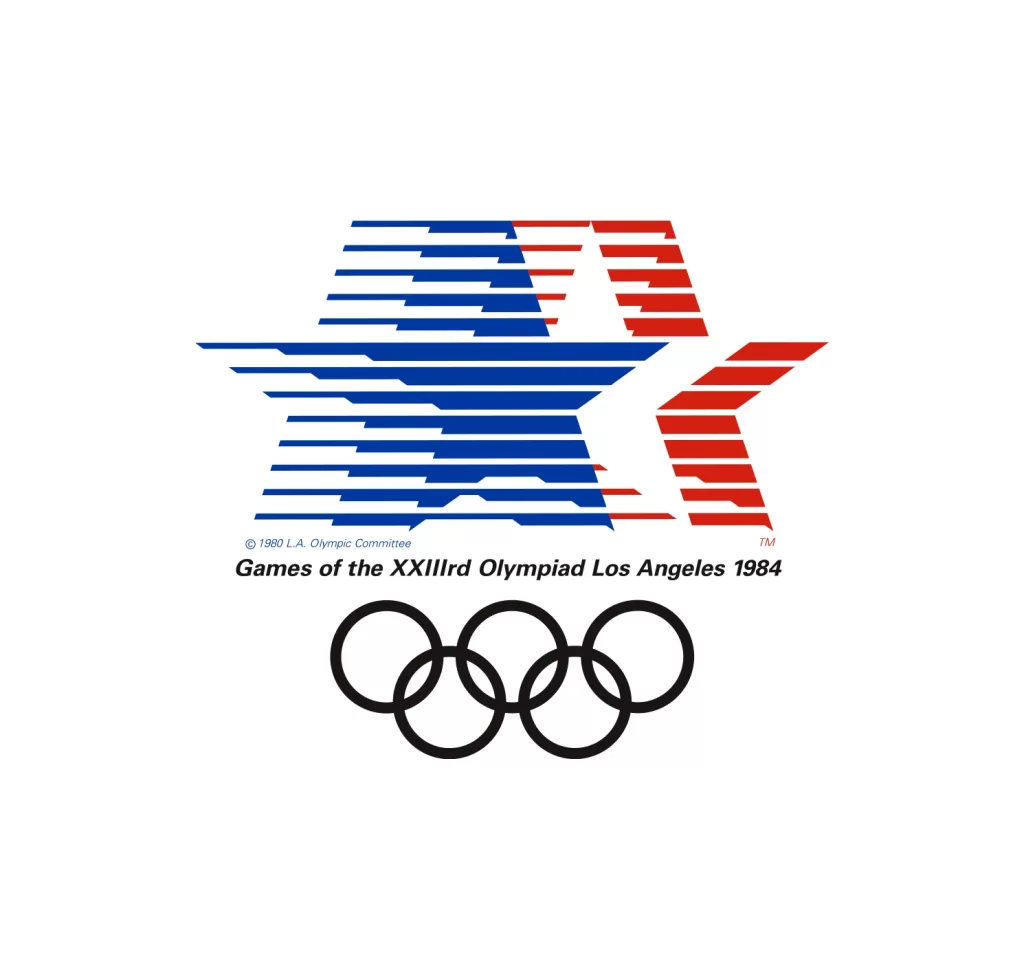 Los Angeles 1984 Summer Olympics vector logo