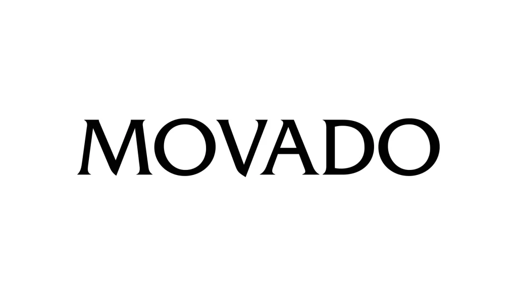 Movado watches wordmark vector logo