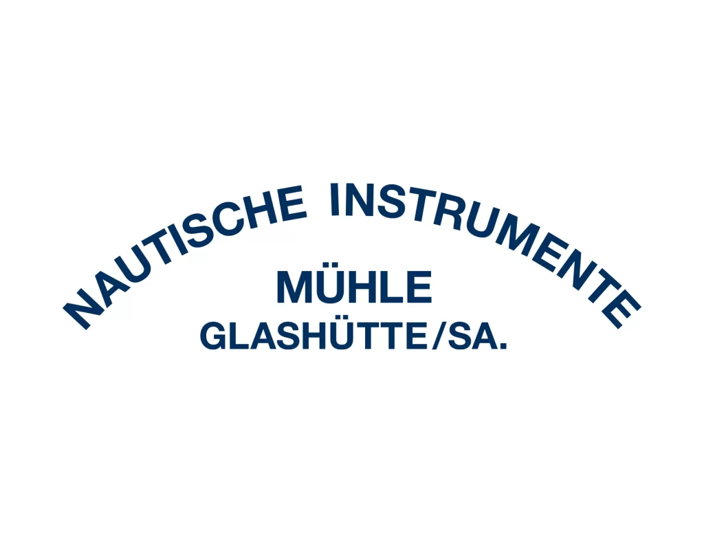 Nautische Instrumente Mühle Glashütte vector logo
