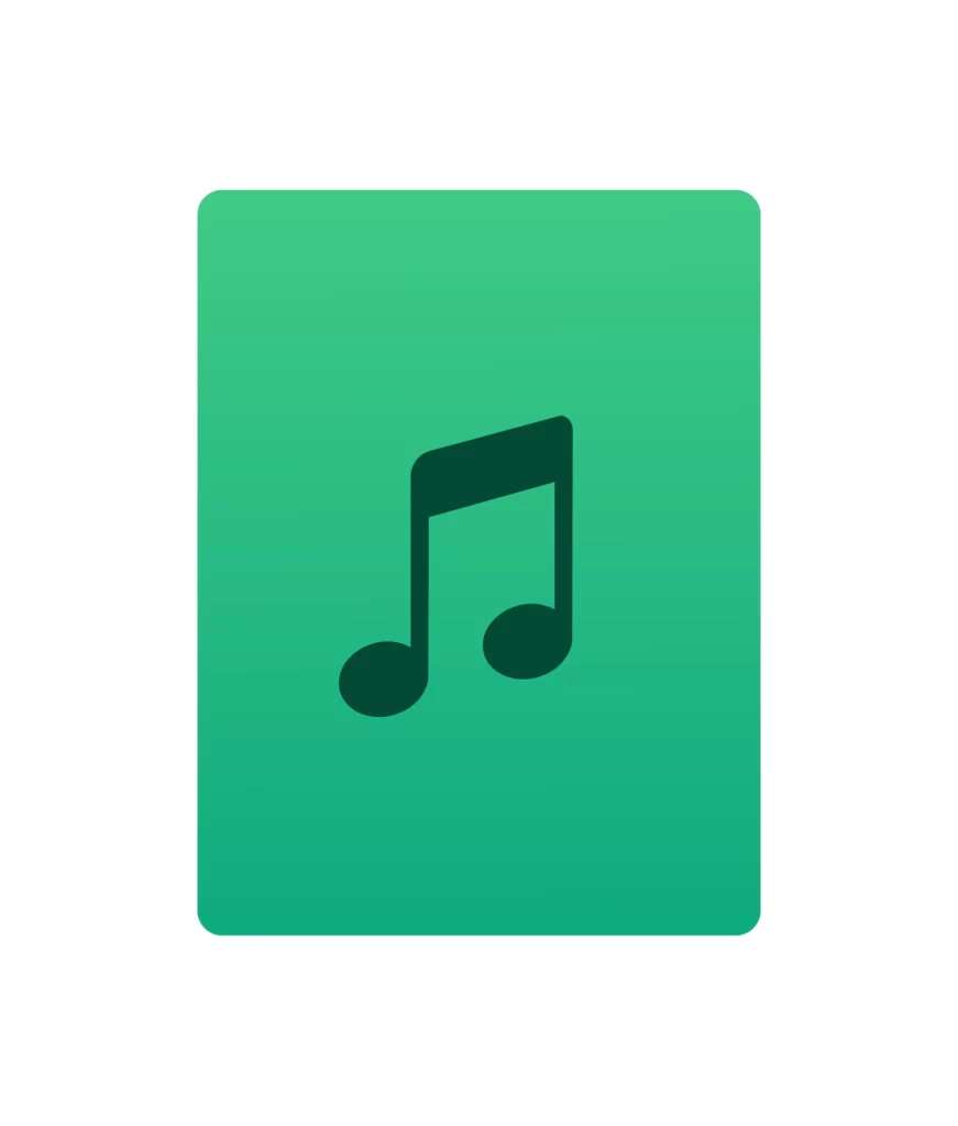 OGG musical note vector logo icon