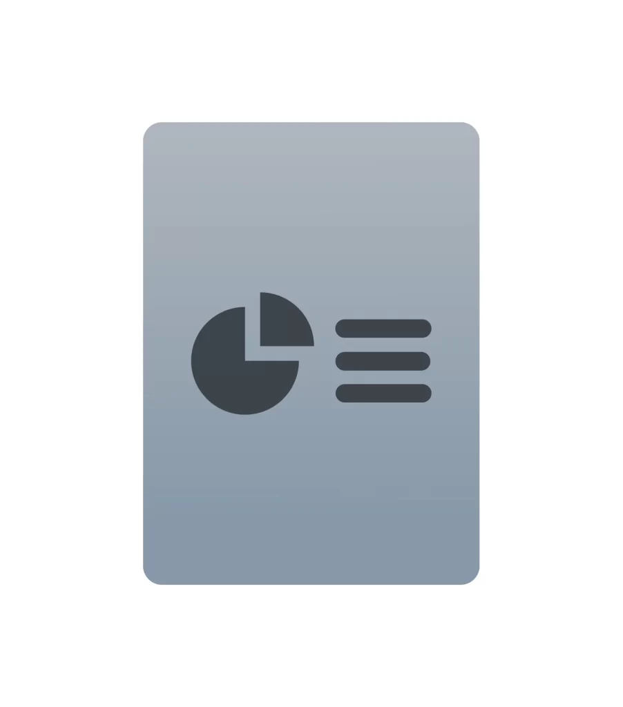 PPT DATA analysis vector icon