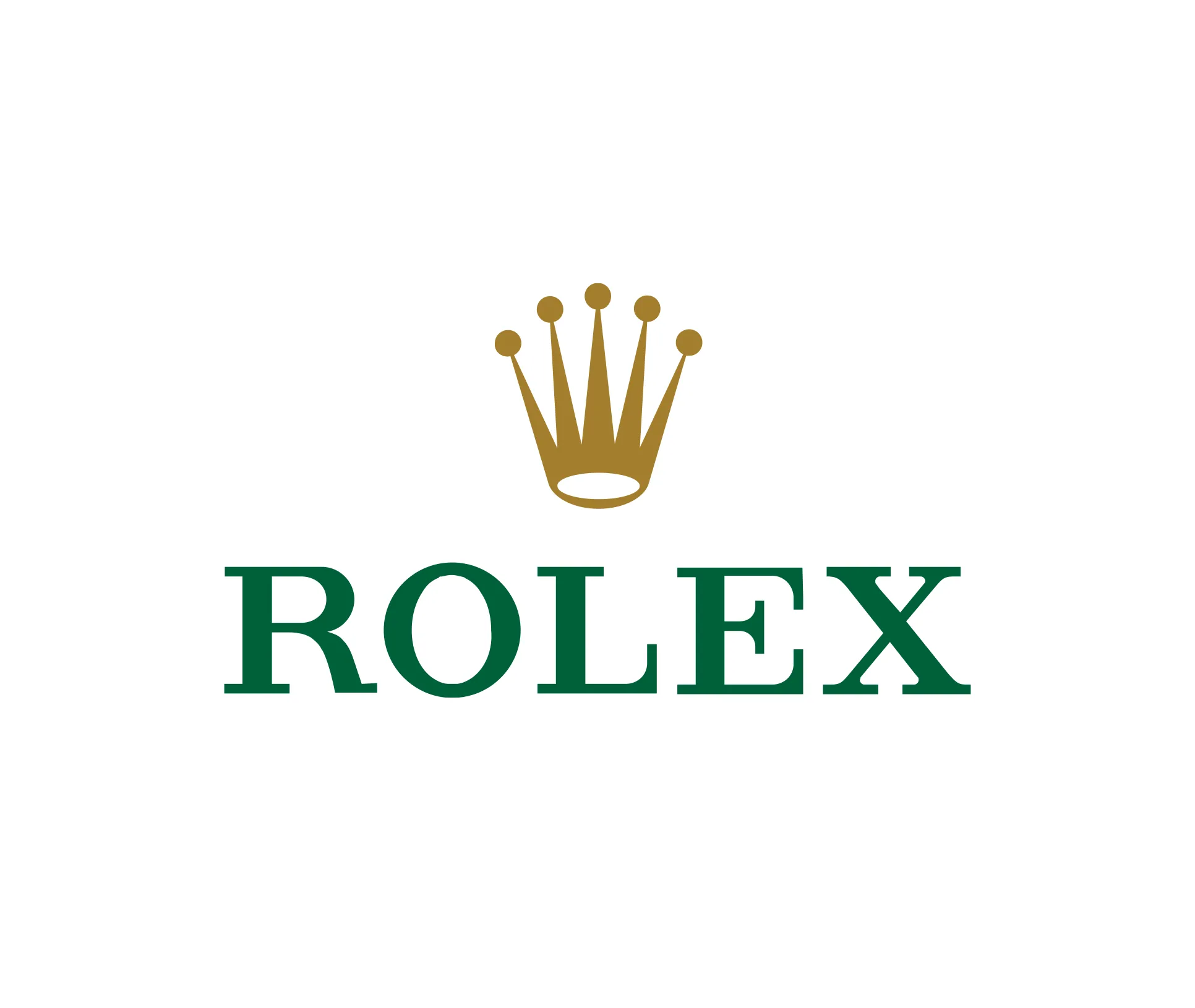 Rolex crown logo brand mark design