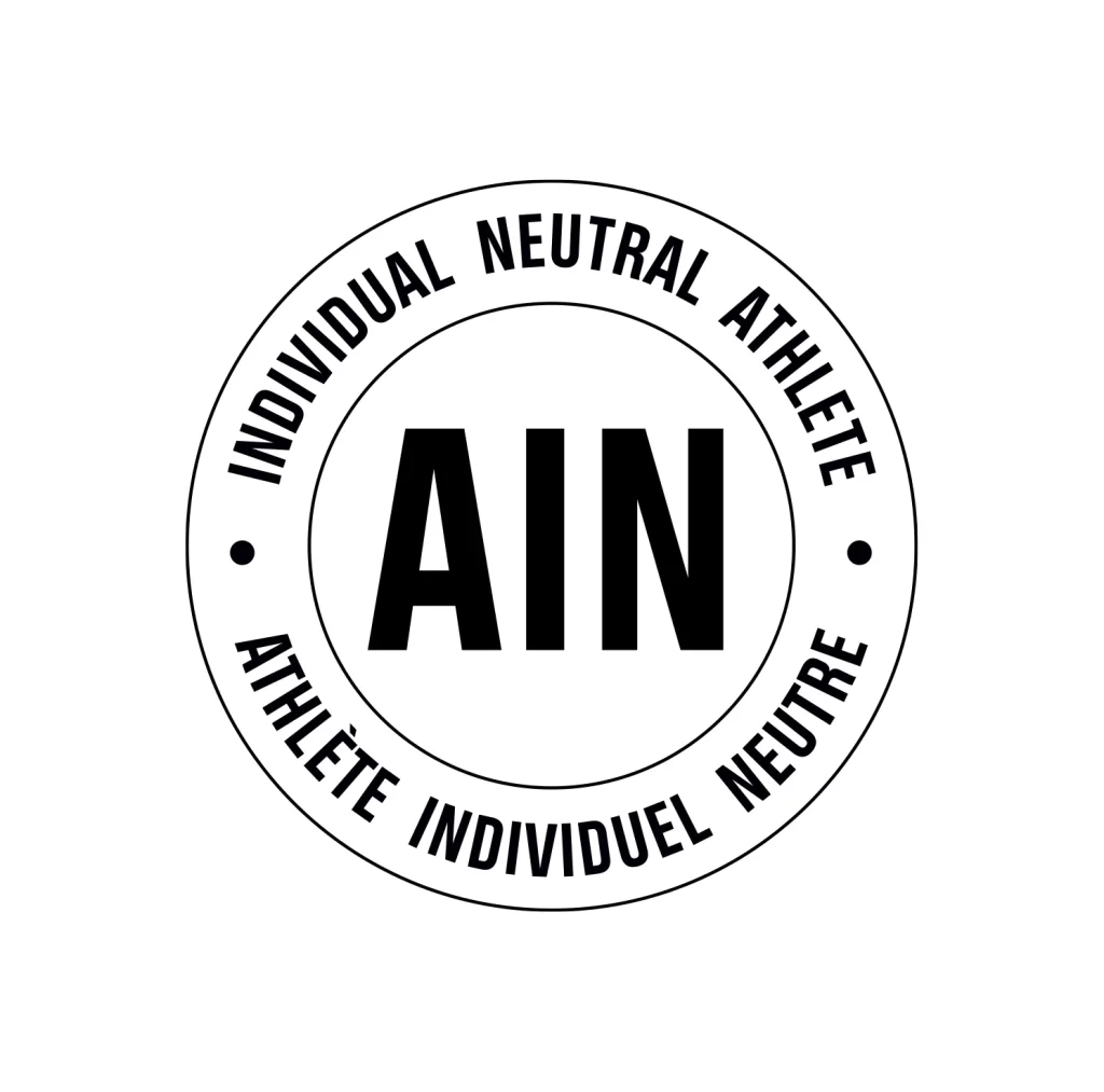 Seal of the Individual Neutral Athletes at the 2024 Summer Olympics vector logo icon