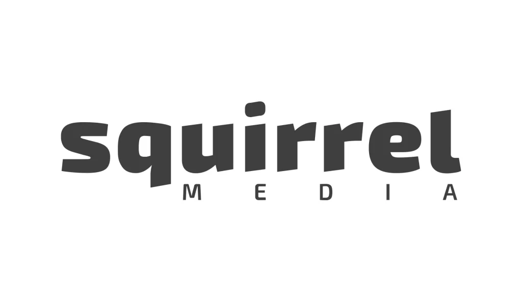 Squirel media logo vector