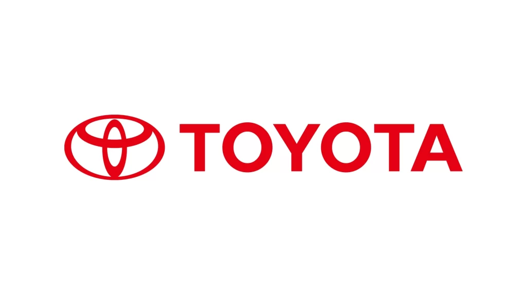 TOYOTA red vector logo