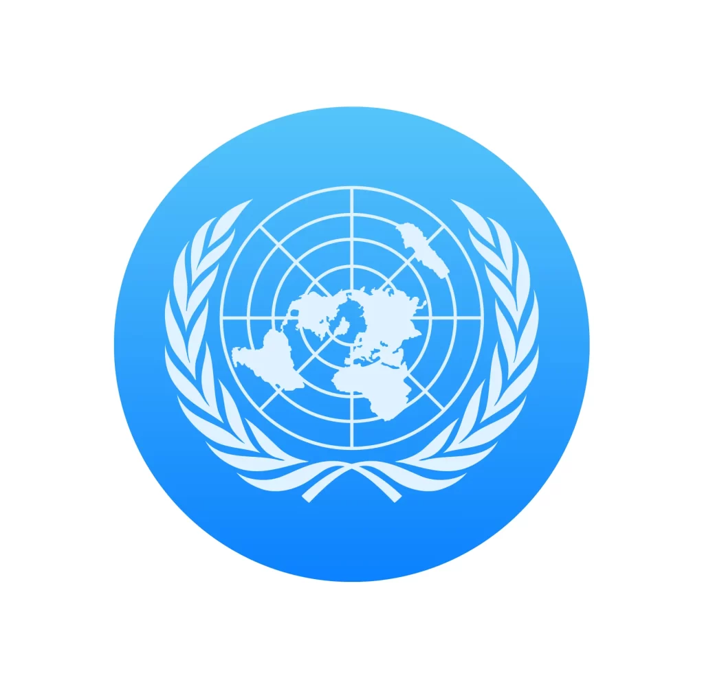 UN United Nations translation vector icon