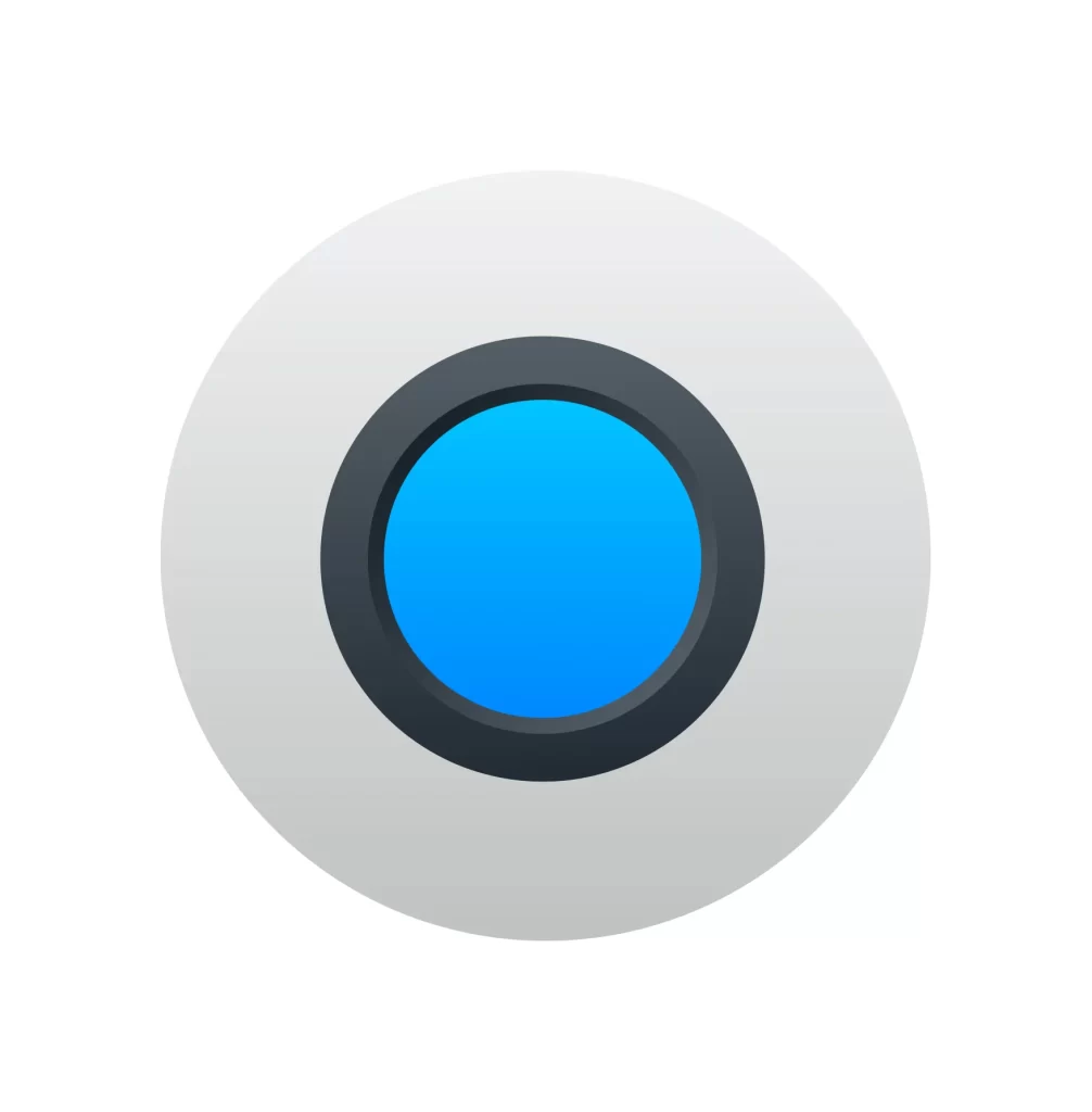 accessories camera lens vector icon logo