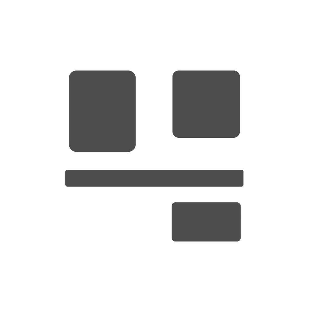 align vertical bottom out vector logo icon