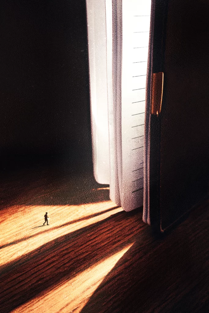 book door light lighting shine