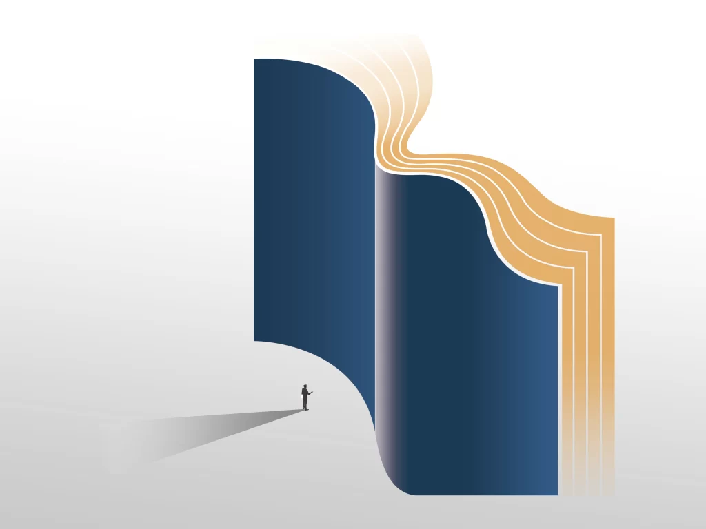 book reading illustration