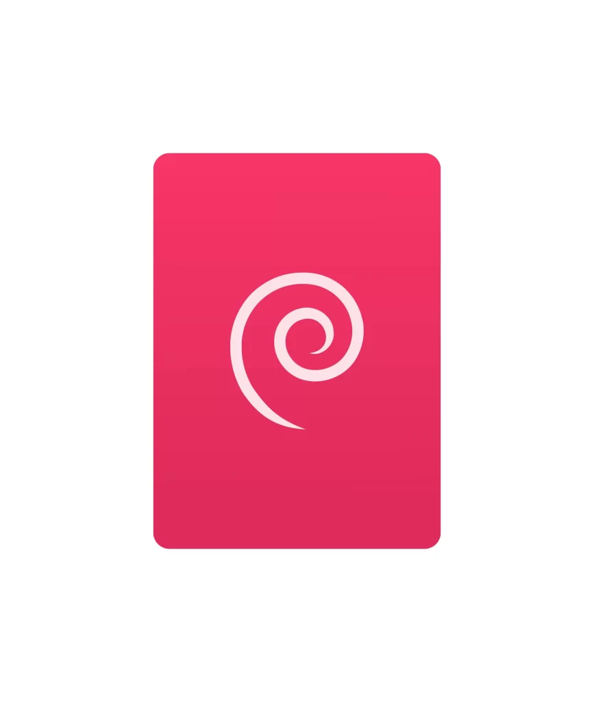 debian vector logo icon