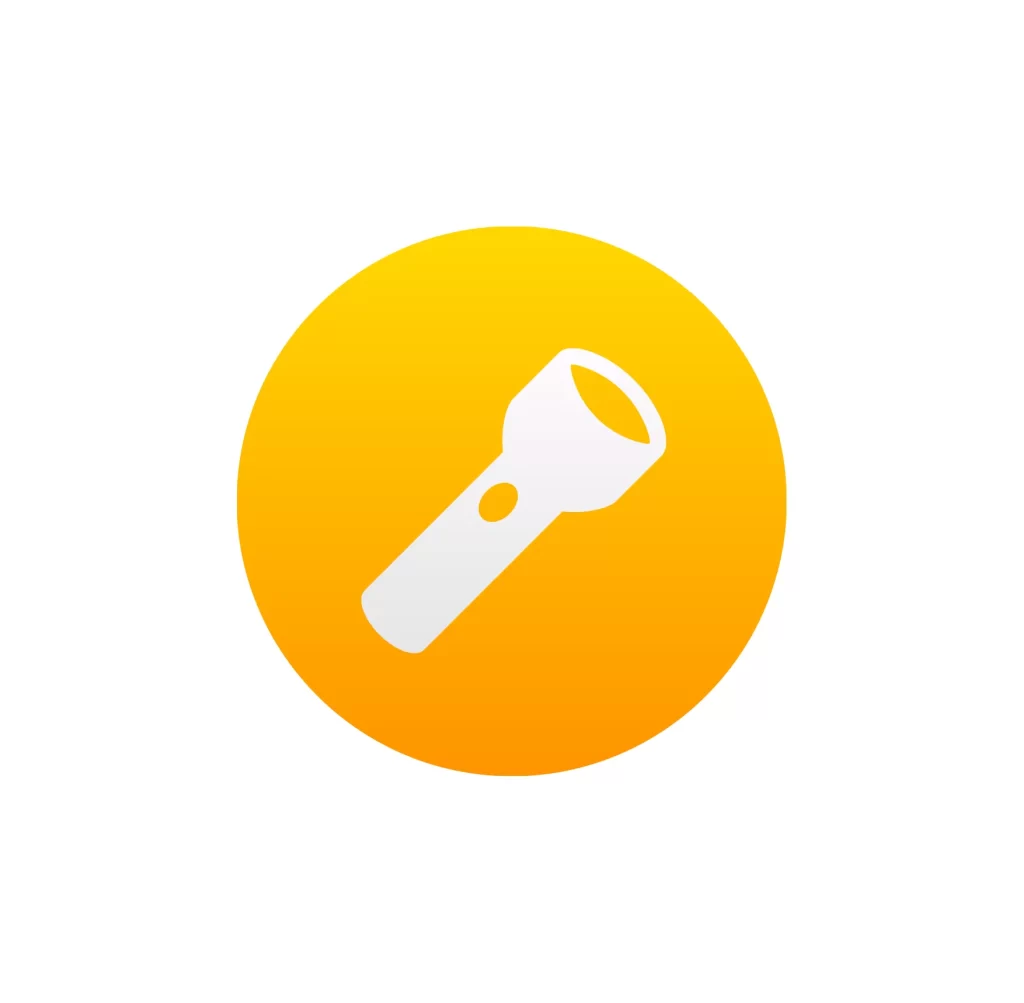 flashlight vector icon