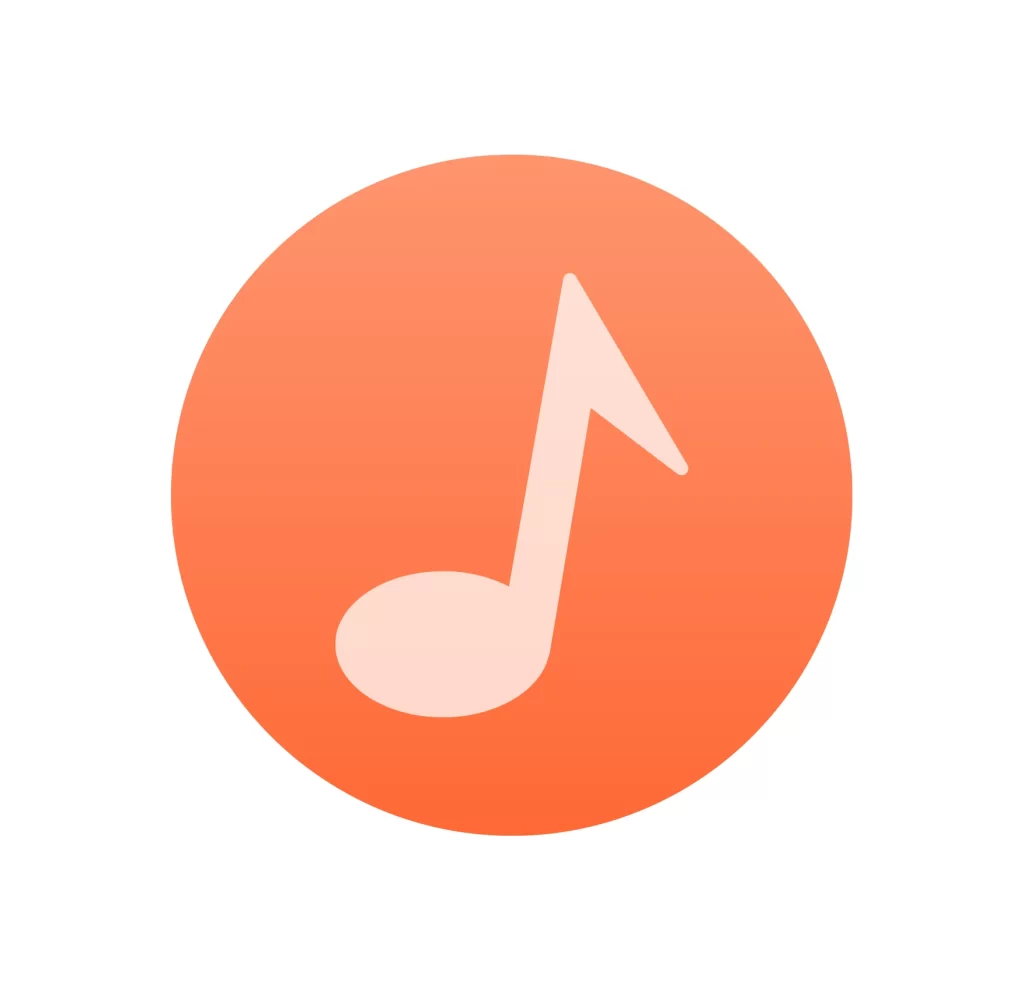music musical note vector icon
