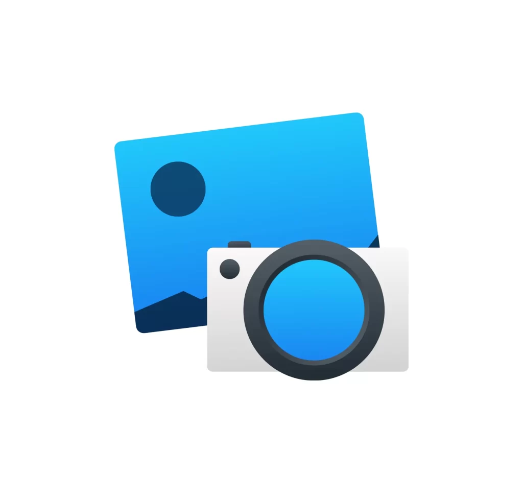 photo camera image vector logo icon