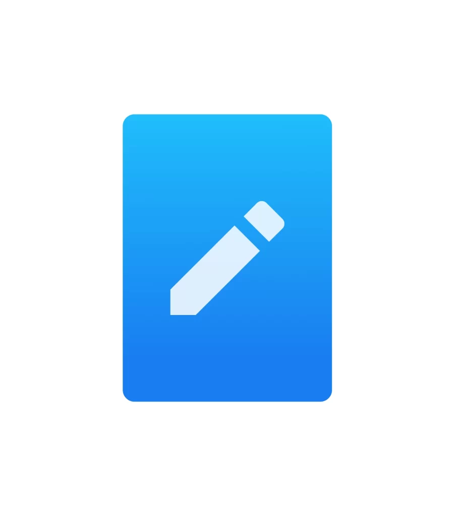 wordperfect word pencil write vector icon
