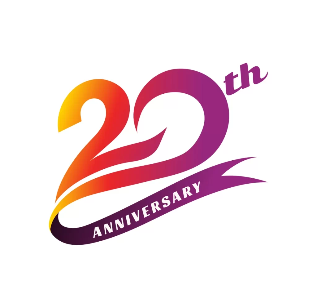 20th anniversary vector logo