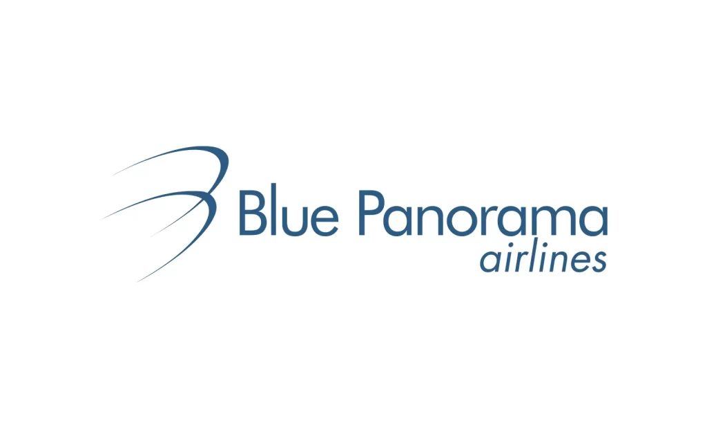 Blue Panorama Airlines vector Logo