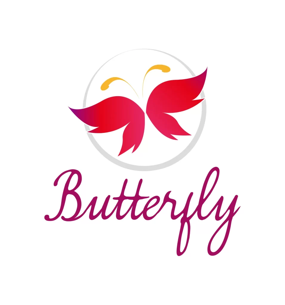 Butterfly vector logo