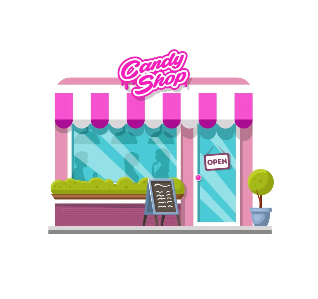 Candy Shop vector logo