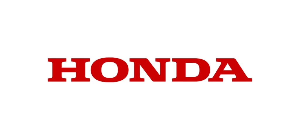 Honda vector red logo wordmark