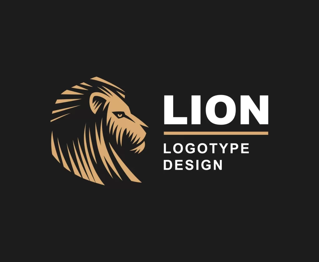 Lion company logo Logotype