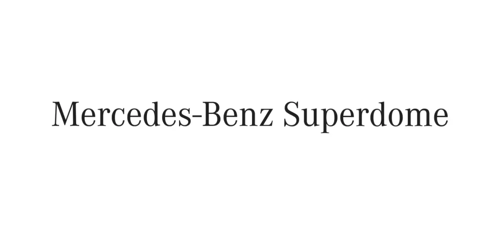 Mercedes-Benz Superdome vector logo