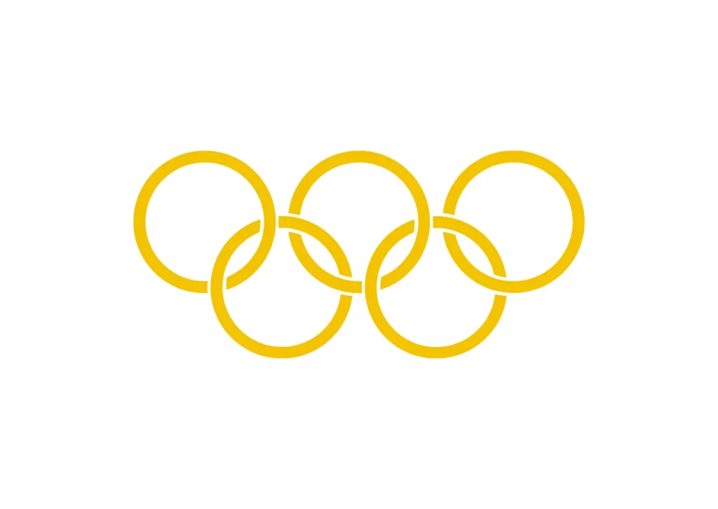 Olympic gold vector logo