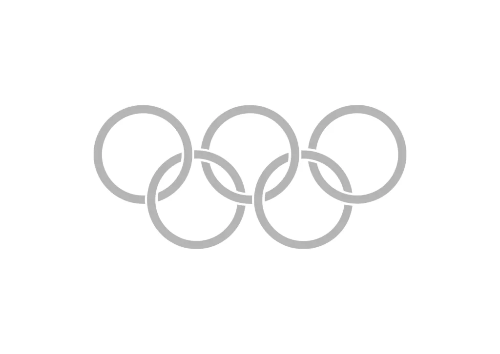 Olympic silver vector logo