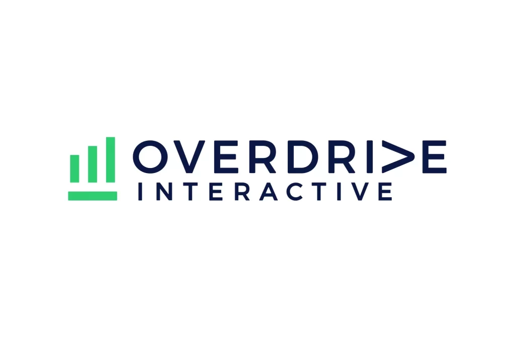 Overdrive interactive vector logo